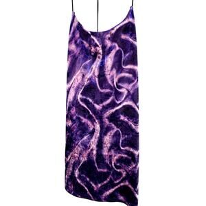 Urban Renewal Purple Velvet Tie-Dye Slip Dress – Size M – Y2K Grunge Festival